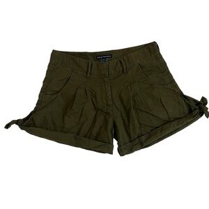 French Connection Army Green Shorts Women’s Size M